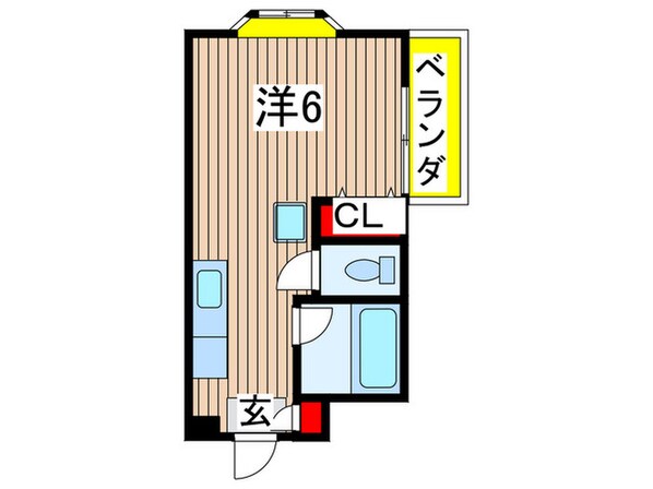 シティハイムの物件間取画像